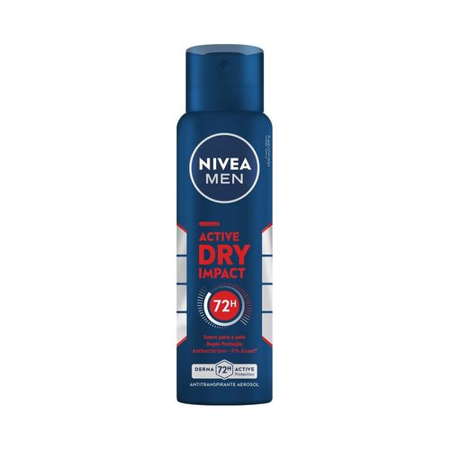 Desodorante Antitranspirante Aerosol NIVEA Dry Impact 150ml