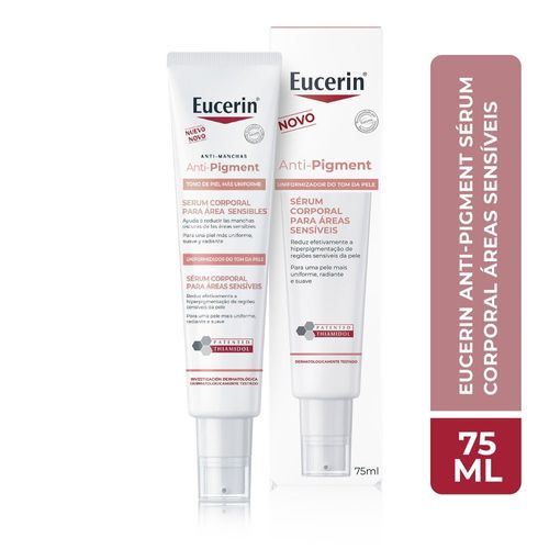EUCERIN Sérum Corporal Antimanchas Áreas Sensíveis 75ml, Anti-Pigment, Clareador Axilas e Virilha, Thiamidol