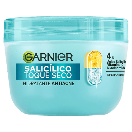 Hidratante Gel Salicílico Toque Seco Antiacne Facial Efeito Matte Garnier - 85g