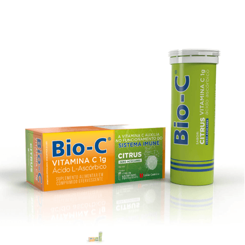 Suplemento Vitamina C Bio C Citrus 1g Comprimido Efervescente 10 Unidades
