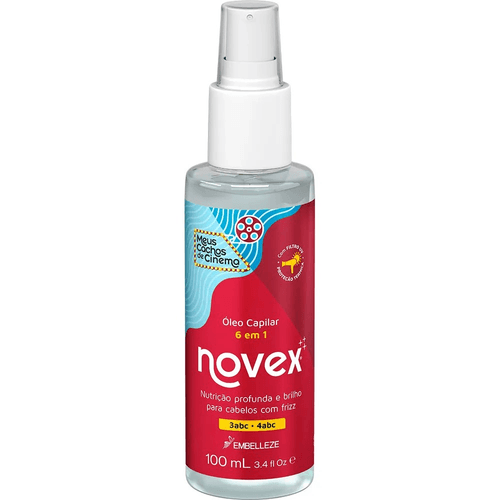 Óleo Capilar 6 em 1 Novex Meus Cachos de Cinema - 100ml