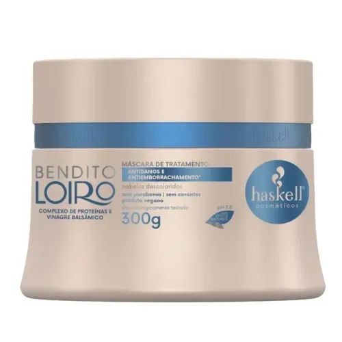Máscara De Tratamento Haskell Bendito Loiro - 300g