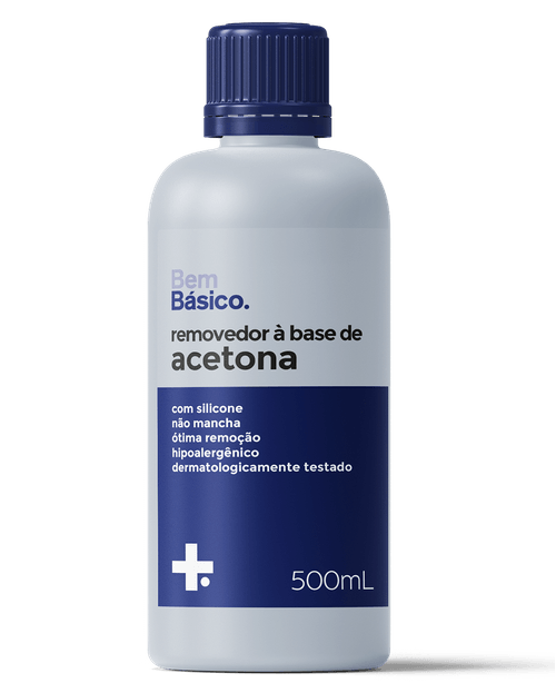 REMOVEDOR ESMALTE BEM BASICO C/ACETONA 500ML