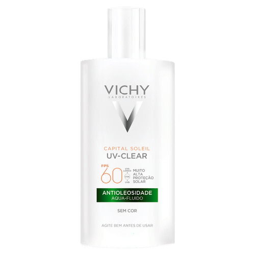 Protetor Solar Facial Aqua-Fluido Antioleosidade Vichy FPS 60 40g
