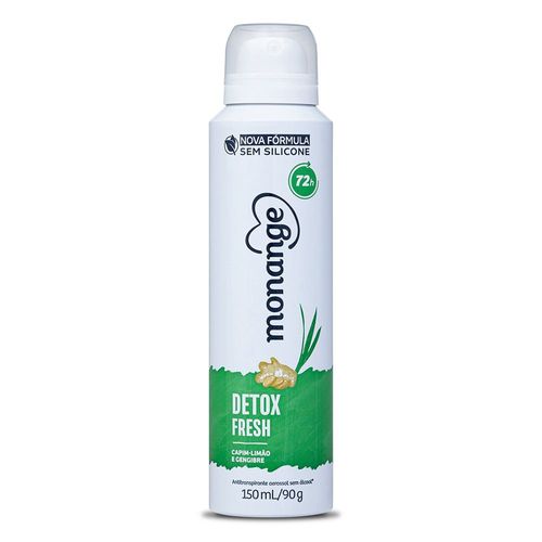 Desodorante Monange Aerosol Detox Fresh 150 ml 90g