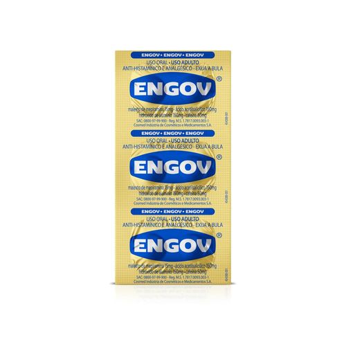 Engov com 6 comprimidos
