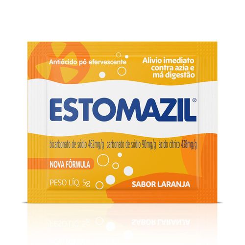 Antiácido Estomazil Pó Efervescente Laranja 5 g