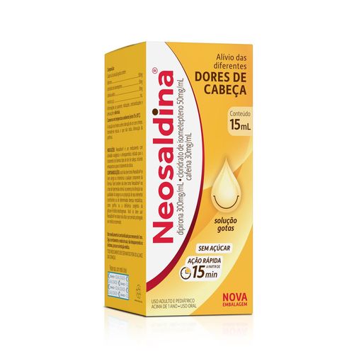 Analgésico Neosaldina Dipirona Gotas 15 ml