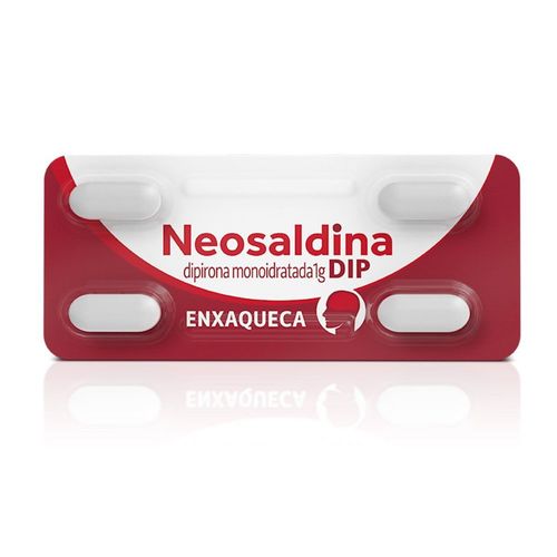 Analgésico Neosaldina Dip 1g Dipirona Blister 4 drágeas