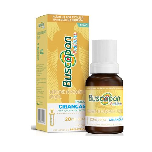 Buscopan Pediátrico Butilbrometo de Escopolamina 20ml Gotas