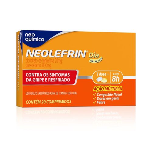 Antigripal Neolefrin Dia Caixa 20 comprimidos