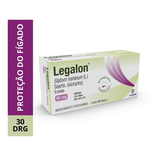 Legalon® Silimarina 90mg - 30 Drágeas