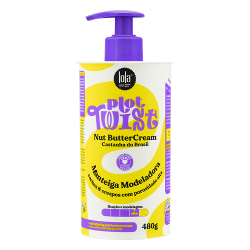 Manteiga Modeladora Creme Lola from Rio Plot Twist Nut - 480g
