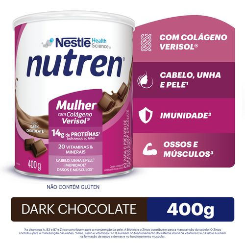 Complemento Alimentar Nutren Mulher Dark Chocolate - 400g