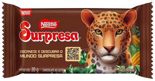 Chocolate Tablete Surpresa 20g Ao Leite Nestlé Conveniência