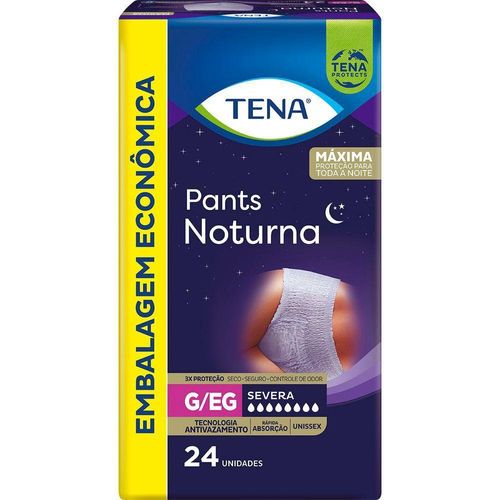 Roupa Íntima Tena Pants Noturna G/EG - 24 Unidades