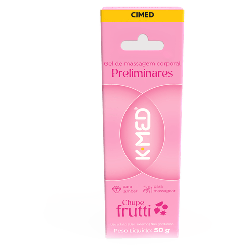 Gel Sensual Corporal Chupe Frutti K-Med Preliminares - 50g
