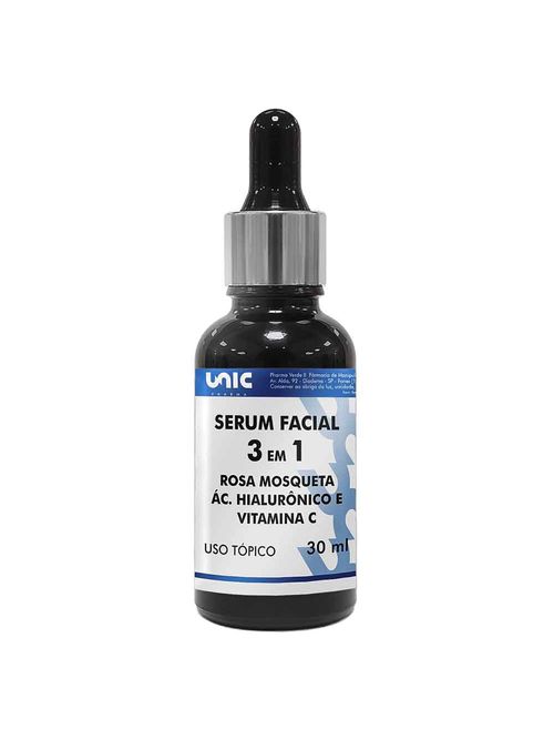 Sérum Facial Rosa Mosqueta 3 em 1