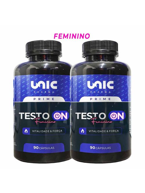 Kit 2 Testo On Feminino 90 Cápsulas