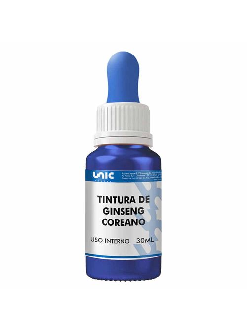 Tintura de Ginseng Coreano 30ml