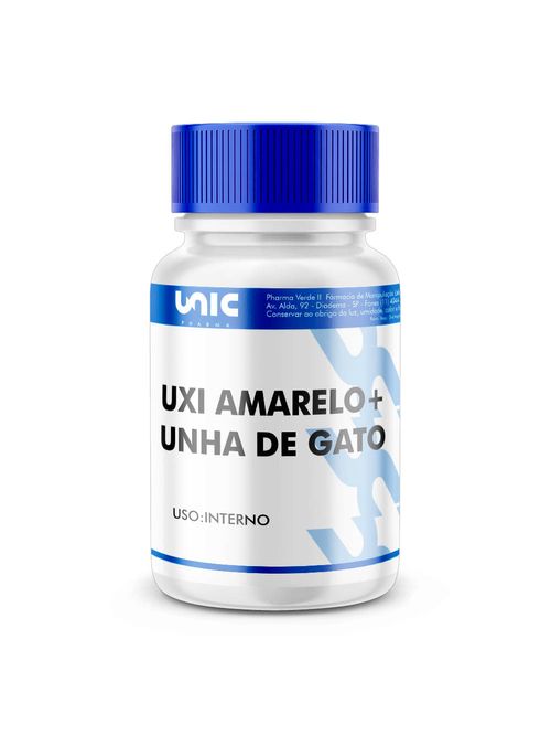 Uxi Amarelo + Unha De Gato 60 Cápsulas