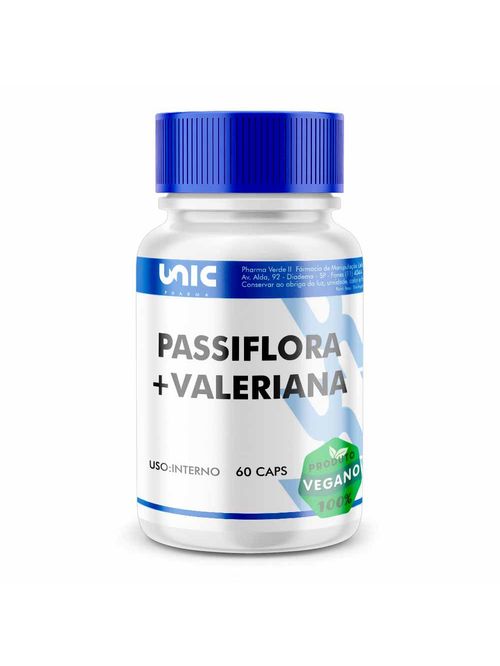 Passiflora + valeriana 60 Cápsulas Vegan