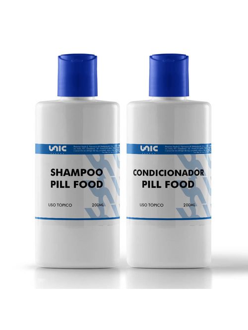 Kit Shampoo + Condicionador Pill Food - 200Ml (Cada)