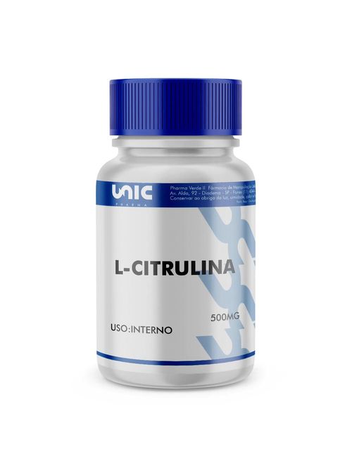 L-Citrulina 500mg 60 Cápsulas Unicpharma