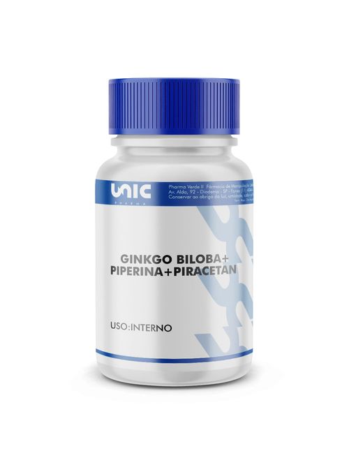 Piperina + Piracetan + Ginkgo Biloba 60 Doses