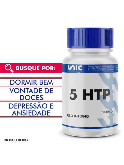 5htp - 200mg 120 Cápsulas