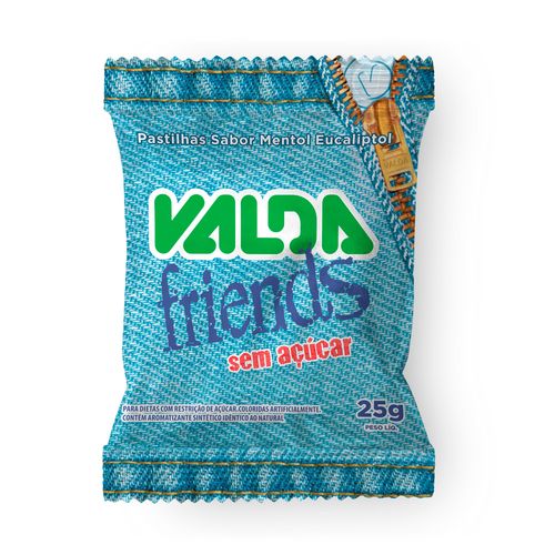 Pastilhas Valda Friends - Sem Açúcar - 25g