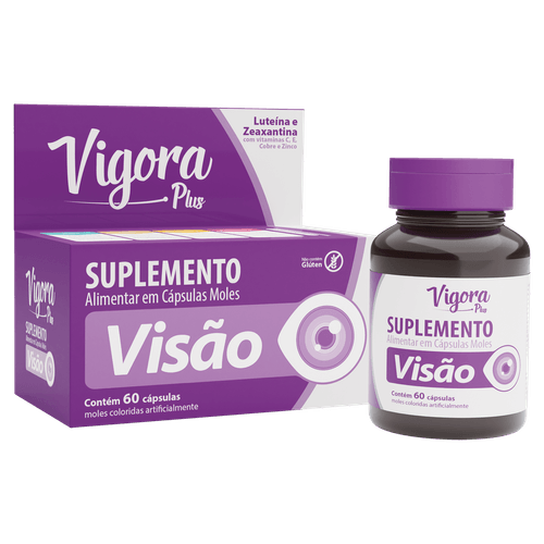 Suplemento Alimentar Vigora Plus Visão - 60 Cápsulas