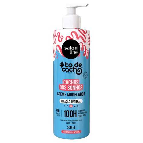 Modelador Creme Salon Line #To de Cacho Cachos dos Sonhos - 500ml