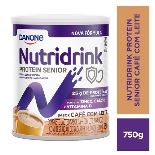 Nutridrink Protein Senior Café com Leite - 750g