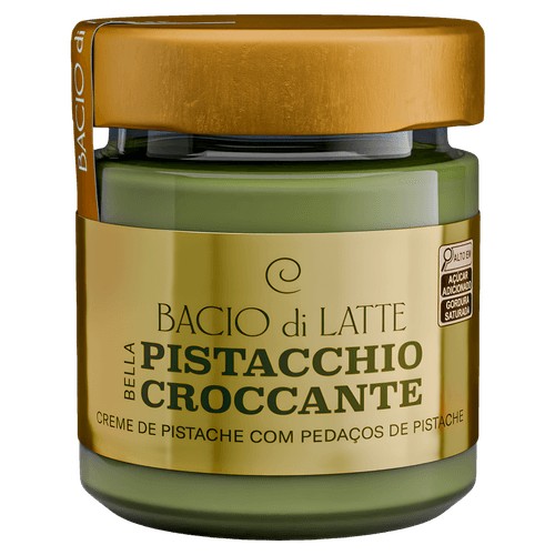 Creme de Pistache Pistacchio Croccante Bacio di Latte Bella -  250g