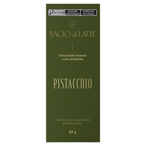 Chocolate Branco Pistacchio Bacio di Latte - 80g