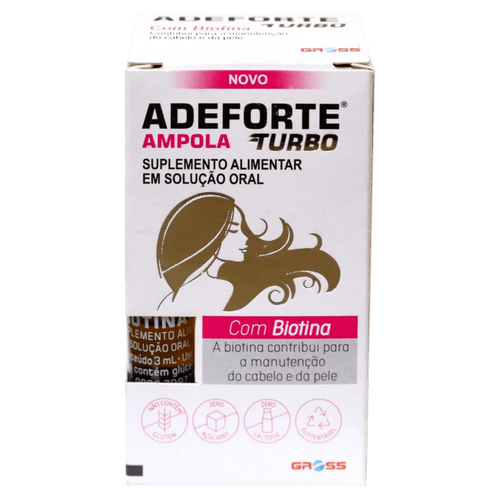 Suplemento Adeforte Turbo 3ml Solução - 2 Unidades