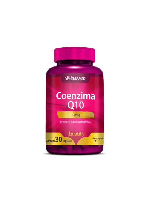 Coenzima Q10 100mg com 60 Cápsulas - Herbamed