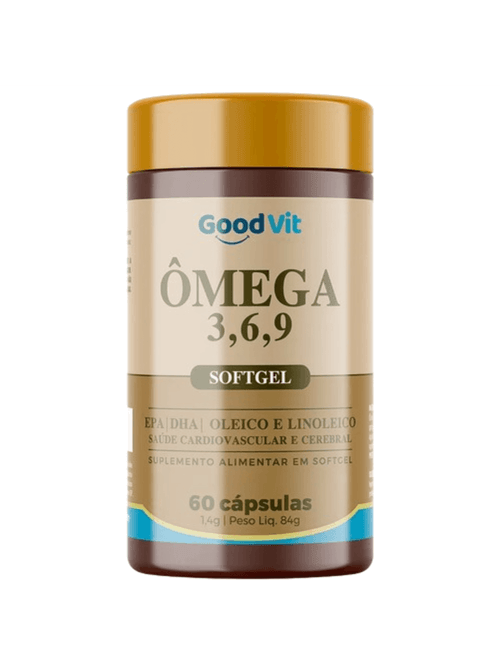 Ômega 3,6,9 Softgel Com 60 Cápsulas - Good Vit