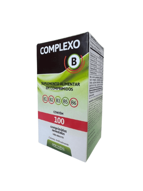 Complexo B Com 100 Comprimidos - Arte Nativa