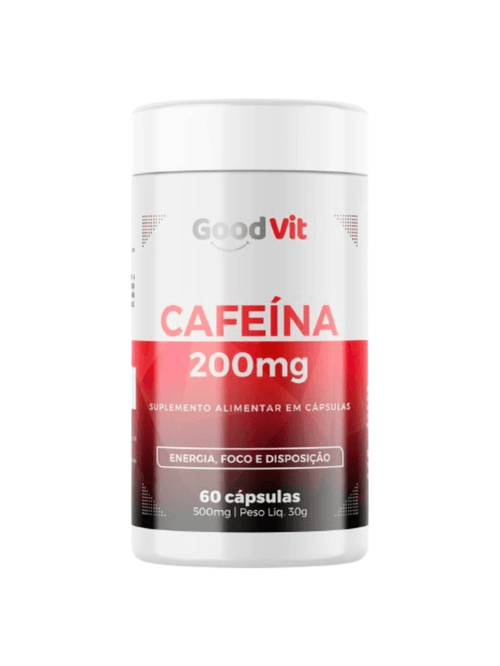 Cafeína 200mg com 60 Cápsulas - Good Vit