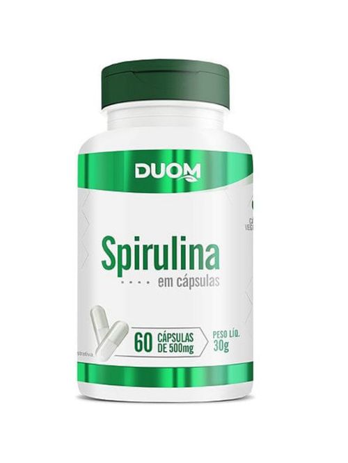 Spirulina 500MG 60 Cápsulas - Duom