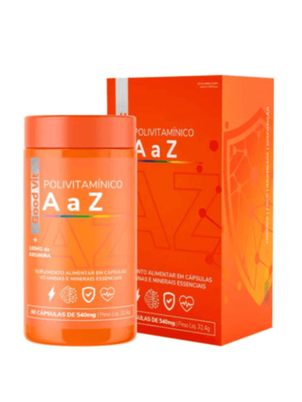 Polivitamínico A a Z 540mg C/60 Cápsulas - Good Vit