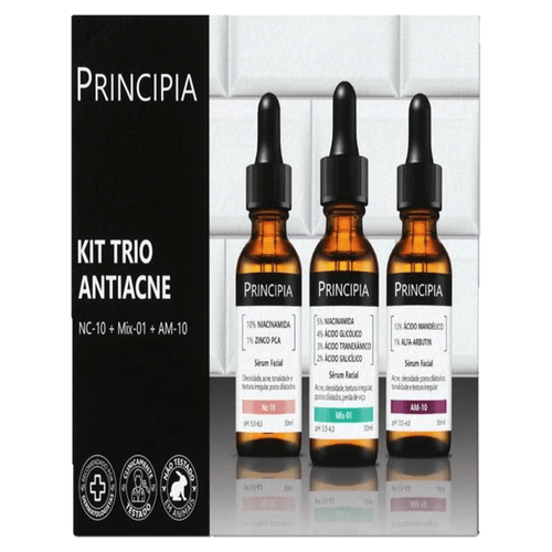 Kit Sérum Facial Principia Nc-10 + Mix-01 + AM-10 - 30ml Cada