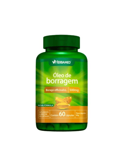 Óleo de borragem com 60 Cápsulas - Herbamed