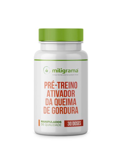 Pré-treino ativador da queima de gordura 30 doses