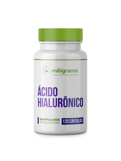 Ácido Hialurônico 50mg 120 Cápsulas
