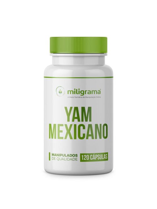 Yam Mexicano 500mg 120 Cápsulas