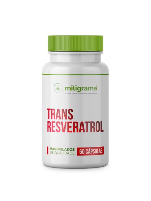 Trans-Resveratrol 100mg 60 Cápsulas