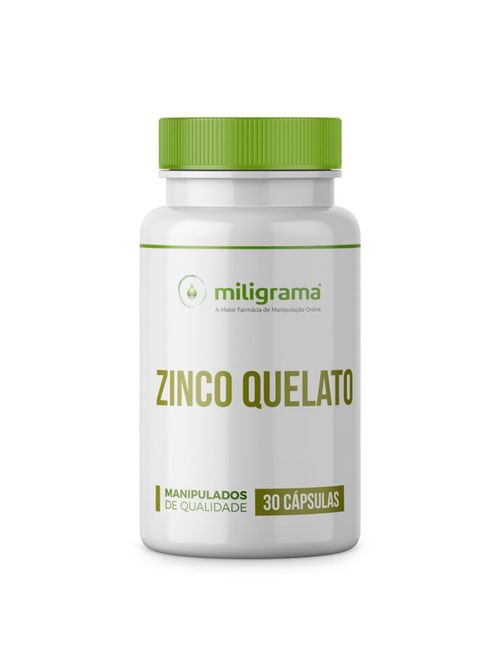 Zinco Quelato 30mg 30 Cápsulas